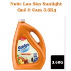 Nước Lau Sàn Sunlight Quế & Cam 3.6Kg